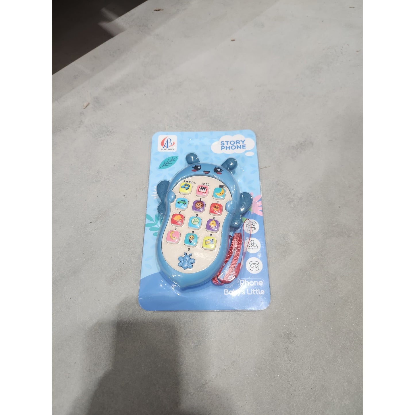 Jucarie Interactiva, Klevo, Telefon Inteligent, Model Albinuta, Functii Educative, Muzicale si Voce, 4-6 ani, 19 x 11.5 cm, din Plastic, Albastru