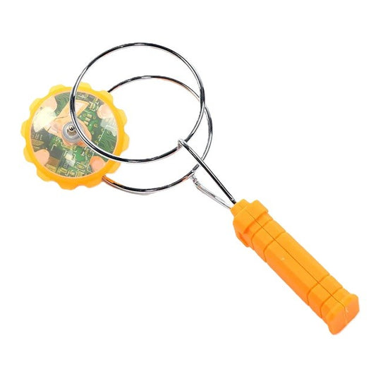 Jucarie Interactiva, Klevo, Titirez Magnetic, cu Led, 19.8 x 5 cm, Portocaliu