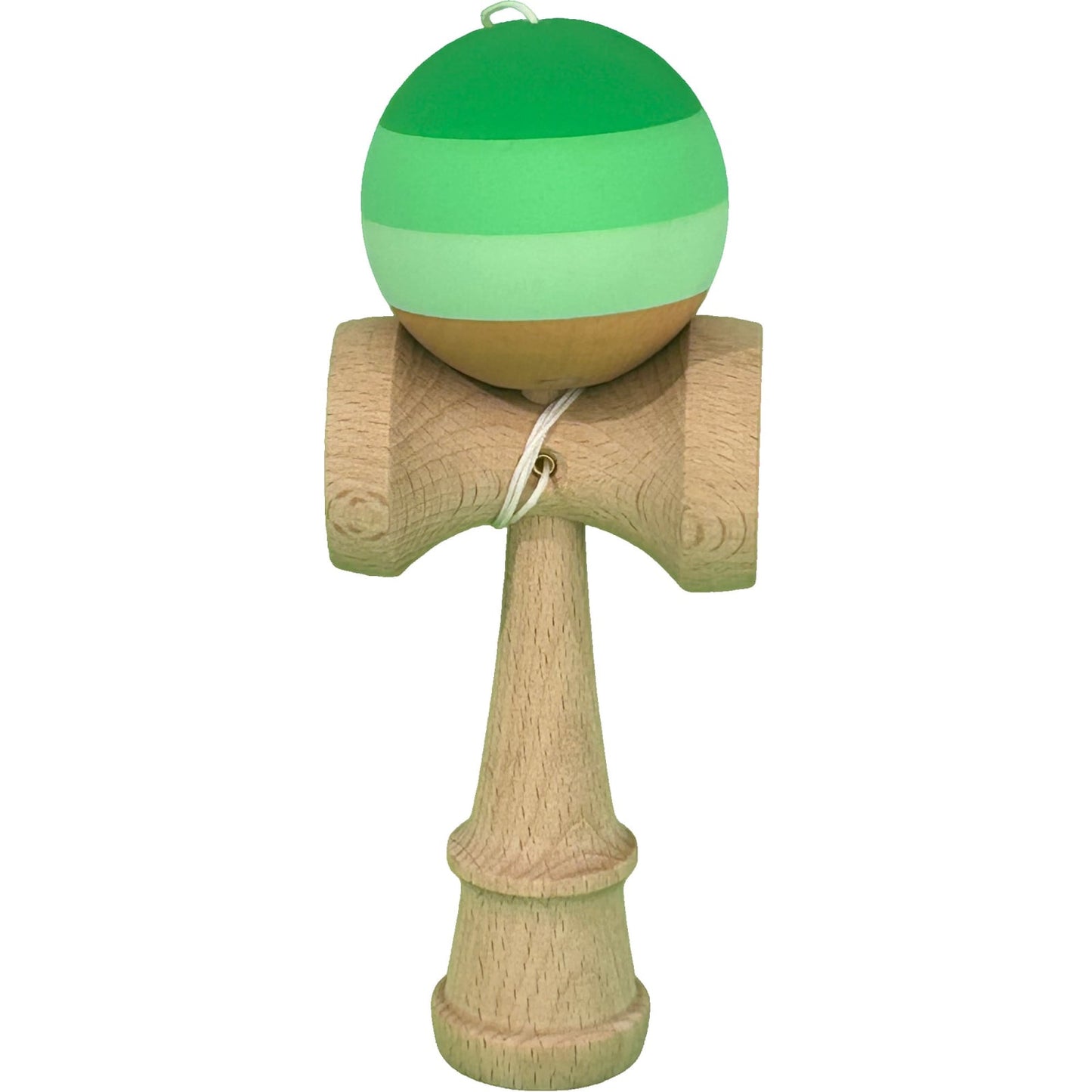 Kendama X Originala, Profesionala, Klevo, din Lemn, Rubber Grip, 18 cm, Verde in 3 Culori