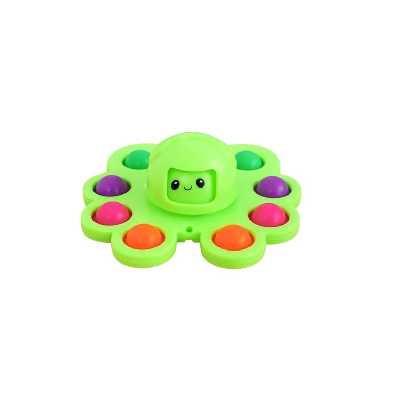 Jucarie Pop It, Klevo, Fidget Toy, Antistres, Senzoriala, Crab, Verde