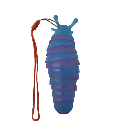 Jucarie Senzoriala Antistres, Klevo, Fidget Toys, Omida Curcubeu, 11 cm, +3 Ani, Albastru/Mov