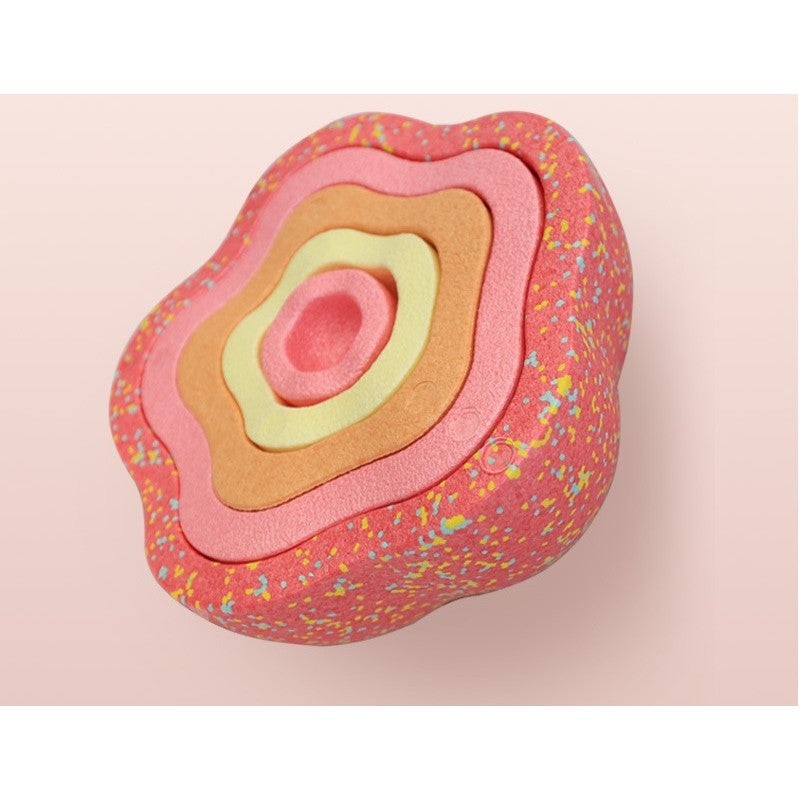 Jucarie Senzoriala de Echilibru, Klevo, Tip Stepping Stones, 5 Piese, din Spuma, pentru Miscare, Sarituri, Prindere, Diametru 28 cm, Model 1, Multicolor