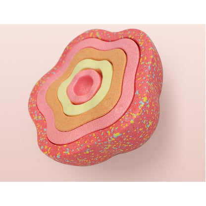 Jucarie Senzoriala de Echilibru, Klevo, Tip Stepping Stones, 5 Piese, din Spuma, pentru Miscare, Sarituri, Prindere, Diametru 28 cm, Model 1, Multicolor