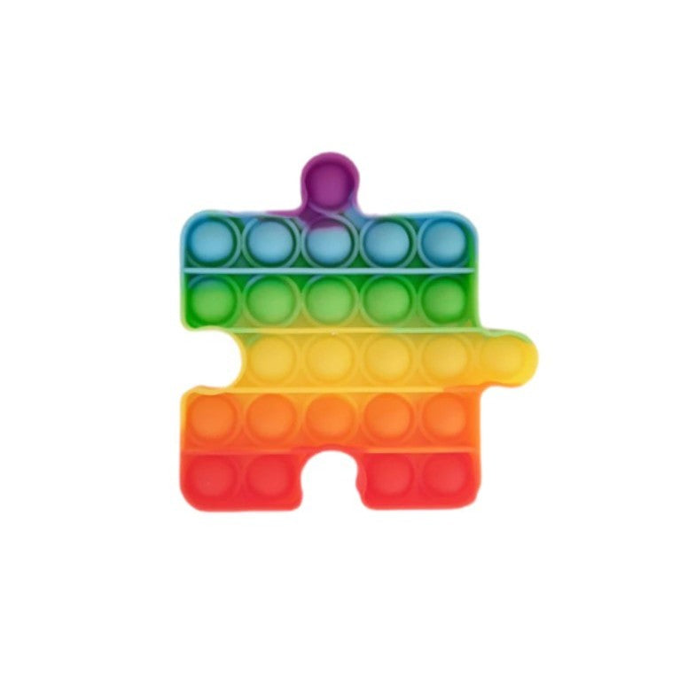 Jucarie senzoriala, Klevo, Pop It Now and Flip It, Piesa Puzzle, Multicolor