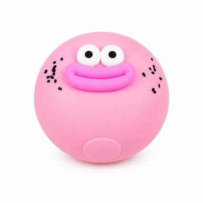 Jucarie Senzoriala Squishy, Klevo, Model Gogoasa cu Ochi Mari, 1 Bucata, Textura Ultra-Densa, Jucarie Antistres  pentru Copii si Adulti, Efect Calmant cu Revenire Lenta, 9 cm, Roz