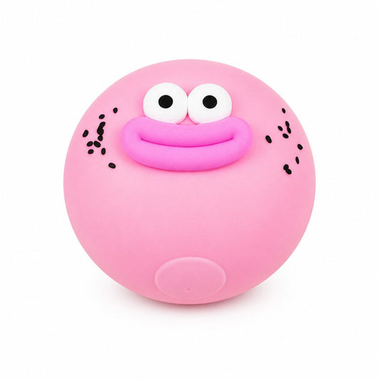 Jucarie Senzoriala Squishy, Klevo, Model Gogoasa cu Ochi Mari, 1 Bucata, Textura Ultra-Densa, Jucarie Antistres  pentru Copii si Adulti, Efect Calmant cu Revenire Lenta, 9 cm, Roz
