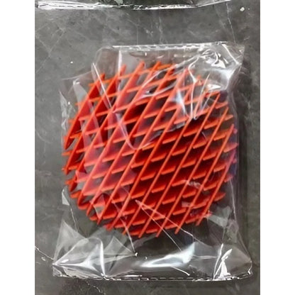 Jucarie Worm Fidget de Decompresie, Klevo, Anti Stres, Dimensiune Compacta 10 cm, Dimensiune Extinsa 24.5 cm, Portocaliu