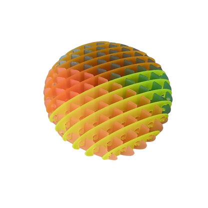 Jucarie Worm Fidget de Decompresie, Klevo, Anti Stres, Dimensiune Compacta 10 cm, Dimensiune Extinsa 24.5 cm, Multicolor