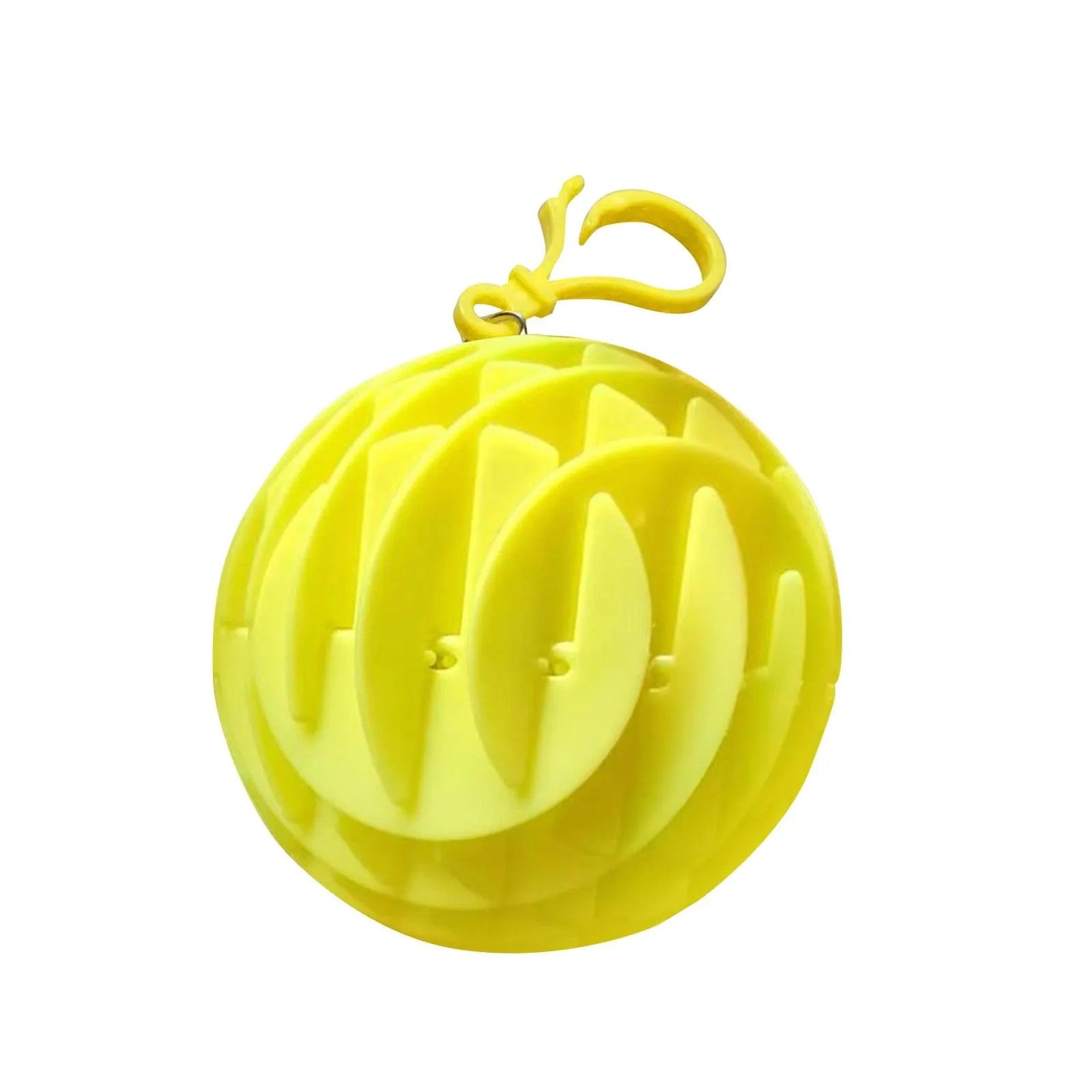 Jucarie Worm Fidget de Decompresie, Klevo, Anti Stres, Dimensiune Compacta 6 cm, Dimensiune Extinsa 15.5 cm, Galben