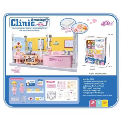 Set cabinet medical cu instrumente, Jucarii pentru copii, Klevo