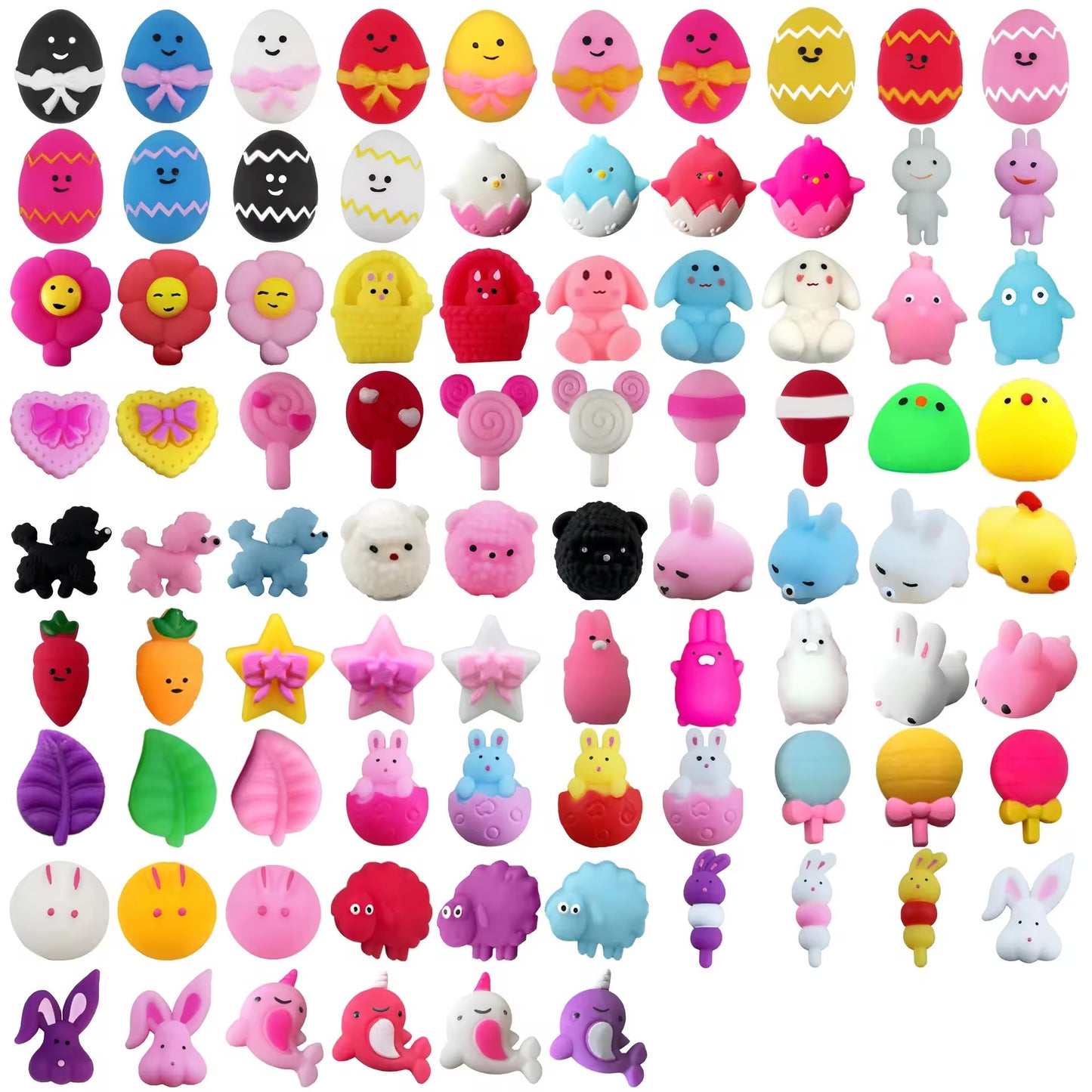 Jucarii Senzoriale Fidget Toy Squishy, Klevo, Anti-Stres, +3 Ani. Model Tematic Paste, Multicolor