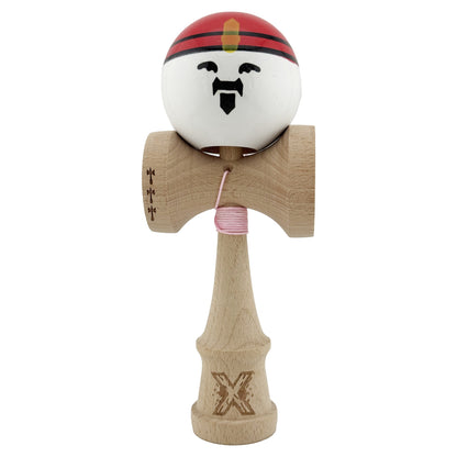 Kendama X Originala, Profesionala, Klevo, Big Cups V2, Model Rege Super Sticky Legendary Cupe Mari, Rulment Metalic cu Ata 55 cm, Maner Maro