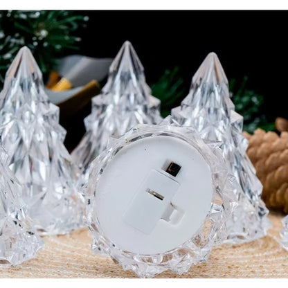 Lampa de Veghe, Klevo, Model IceBerg, Lumina Calda, cu Baterii, Transparenta, 6.5x8 cm