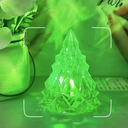 Lampa de Veghe, Klevo, Model IceBerg, Lumina Rece, cu Baterii, Verde, 6.5x8 cm