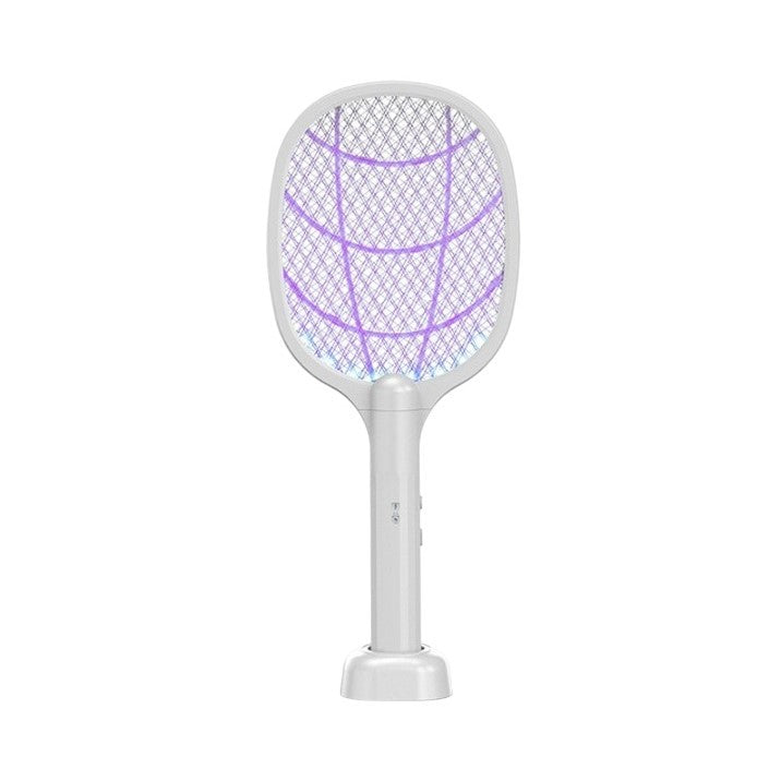 Lampa Electrica Impotriva Tantarilor, Klevo, 42.5 x 18 x 7.5 cm, Reincarcabila cu Cablu USB Inclus, Plasa din Aluminum, Alb