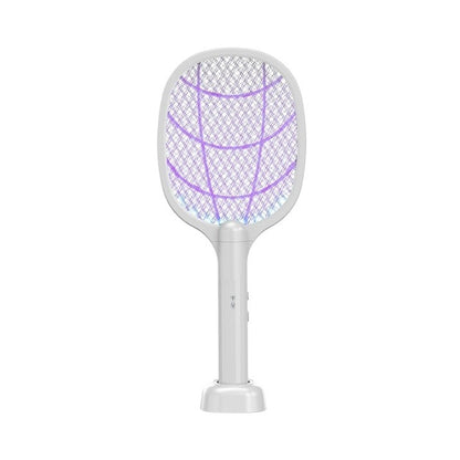 Lampa Electrica Impotriva Tantarilor, Klevo, 42.5 x 18 x 7.5 cm, Reincarcabila cu Cablu USB Inclus, Plasa din Aluminum, Alb