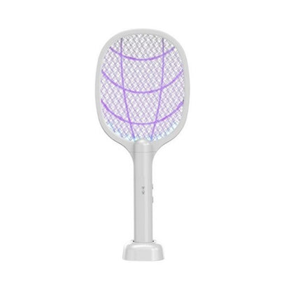 Lampa Electrica Impotriva Tantarilor, Klevo, 43 x 18 x 9.2 cm, Reincarcabila cu Cablu USB Inclus, Plasa din Aluminum Alb