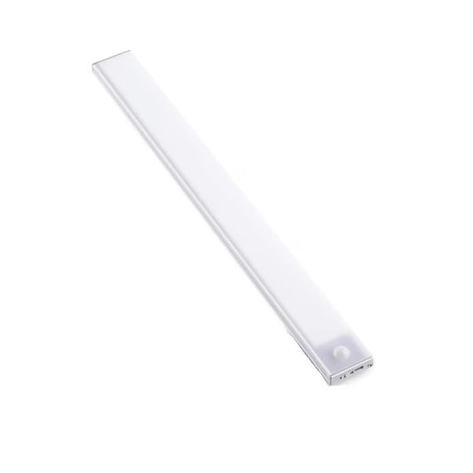 Lampa LED cu Senzor de Lumina si Miscare 20 cm Klevo, Intensitate Reglabila, Suport Magnetic, 34 LED-uri, 71.49lm , Acumulator 450mAh cu Reincarcare prin USB-C, pentru Bucatarie, Hol, Dressing, Garaj