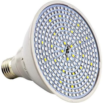 Lampa pentru cresterea plantelor de interior, Klevo, cap dublu, nu emana caldura, 290 leduri, 2 culori , prindere cu clips, 46x11.5x9.2 cm