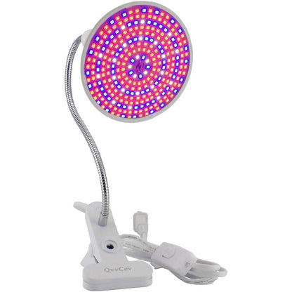 Lampa pentru cresterea plantelor de interior, Klevo, nu emana caldura, 290 leduri, 2 culori , prindere cu clips, 46x11.5x9.2 cm