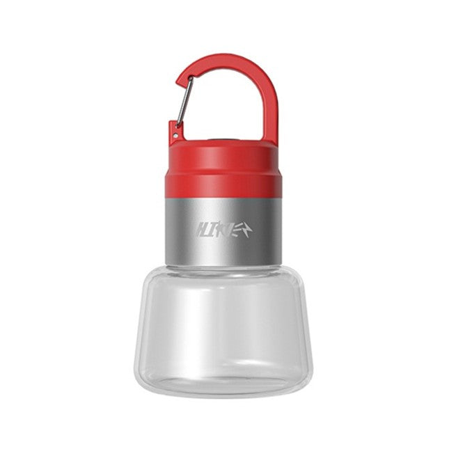 Lampa Portabila, Klevo, de Voiaj/Camping, Incarcare USB, IPX5, LED RGB, din ABS, 300 mAh, 10 x 5.5 x 5.5 cm, Rosu