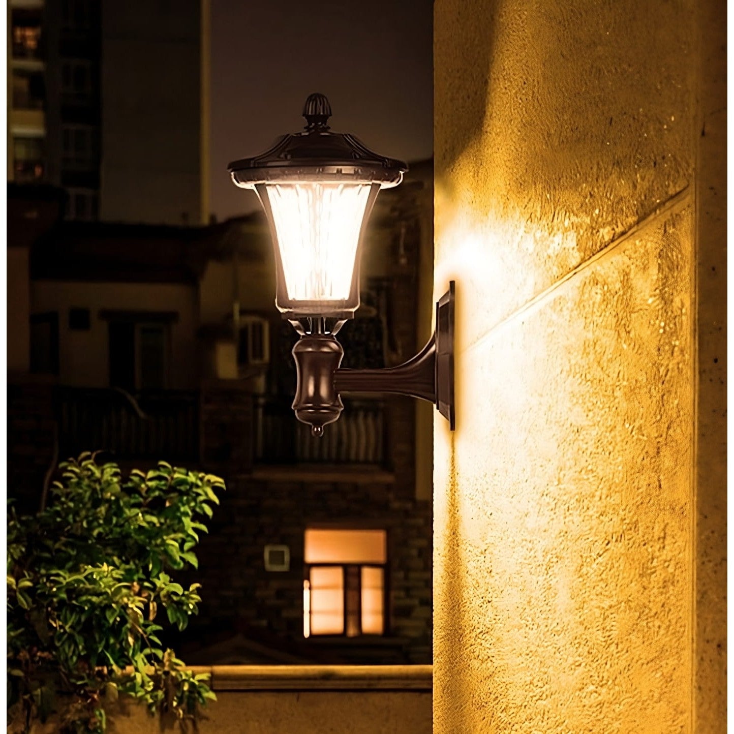 Lampa solara cu prindere de perete, Klevo, Alb rece