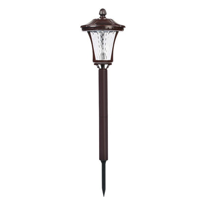 Lampa solara cu prindere in pamant, Klevo, inaltime 65 cm, Alb Rece