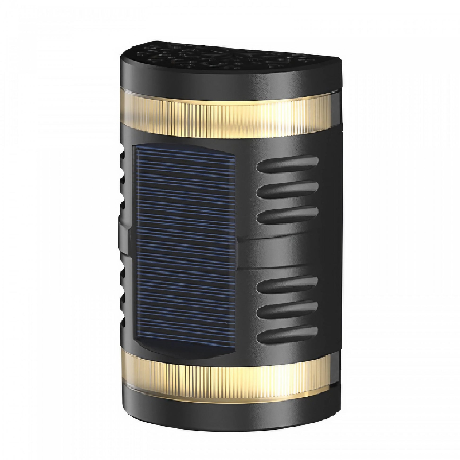 Lampa solara LED decorativa cu lumina bidirectionala Klevo,  IP65, 1.2V, 600mah, 15.1 x 9 x 6 cm, material ABS, alb rece