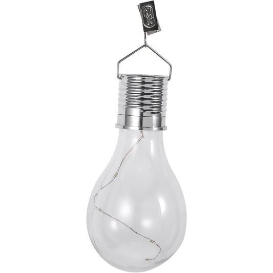Lampa Solara LED, Klevo, Model Bec, pentru Exterior, IP65, Lumina Multicolora, Transparent