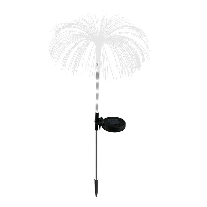 Lampa solara LED tip Meduza, inaltime 90 cm, Pentru gradina, Klevo