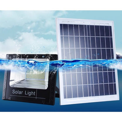 Lampă solară stradală, Klevo, 100 LED, 30 W, cu panou solar, brat de montare inclus