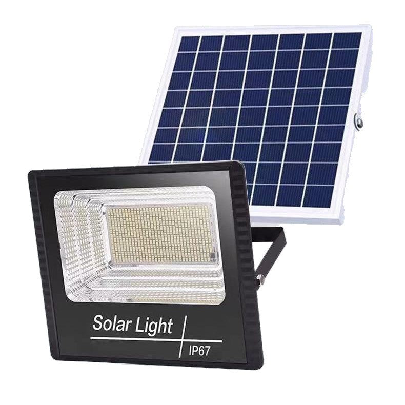 Lampă solară stradală, Klevo, 100 LED, 30 W, cu panou solar, brat de montare inclus