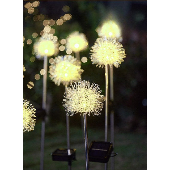 Lampa solara sub forma de Papadie,  alb cald, Klevo
