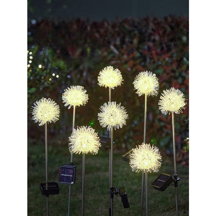 Lampa solara sub forma de Papadie,  alb cald, Klevo