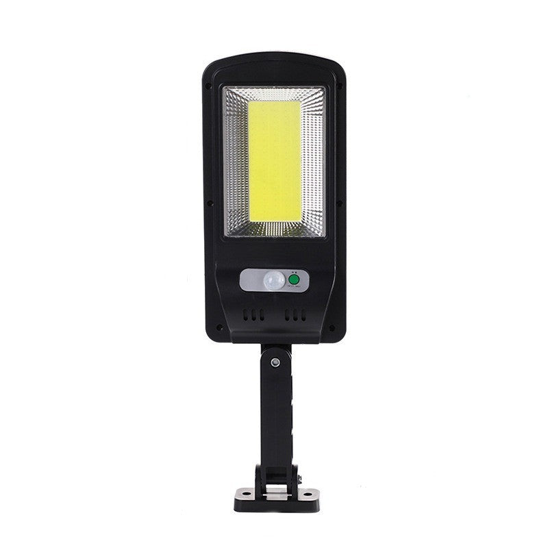 Lampa Solara De Exterior LED Klevo, 36 cm x 11.5 cm, 2400Lumeni 100 COB LED 20 W - echivalent 160 W bec incadescent, IP65, Senzor de Miscare, Senzor de Lumina, 1 Grila, Alb Rece