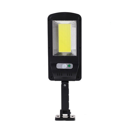 Lampa Solara De Exterior LED Klevo, 36 cm x 11.5 cm, 2400Lumeni 100 COB LED 20 W - echivalent 160 W bec incadescent, IP65, Senzor de Miscare, Senzor de Lumina, 1 Grila, Alb Rece