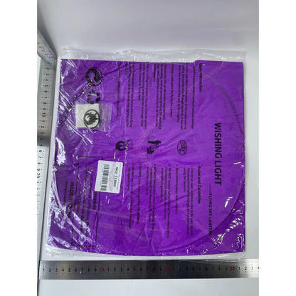 Lampion zburator, Klevo, hartie biodegradabila, Mov