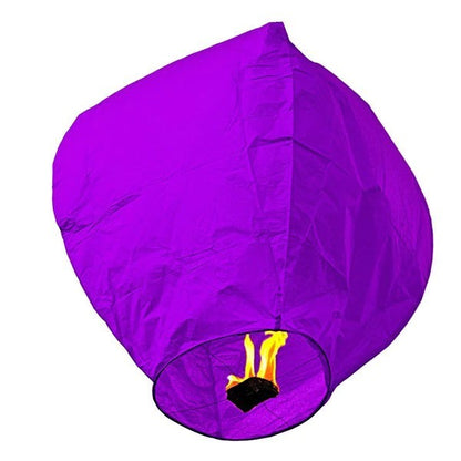 Lampion zburator, Klevo, hartie biodegradabila, Mov