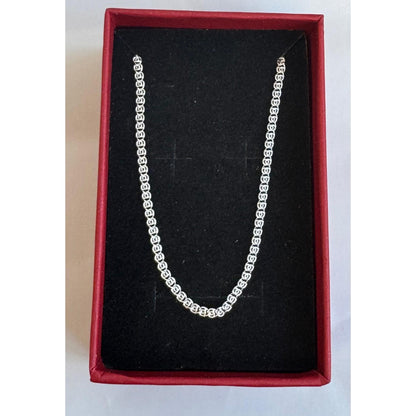 Lantisor din Argint 925, model plat rotund (ccc) 55 cm, 2.47 g