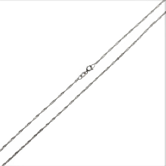 Lantisor din Argint 925 model Rasucit 39 cm,1.8 g
