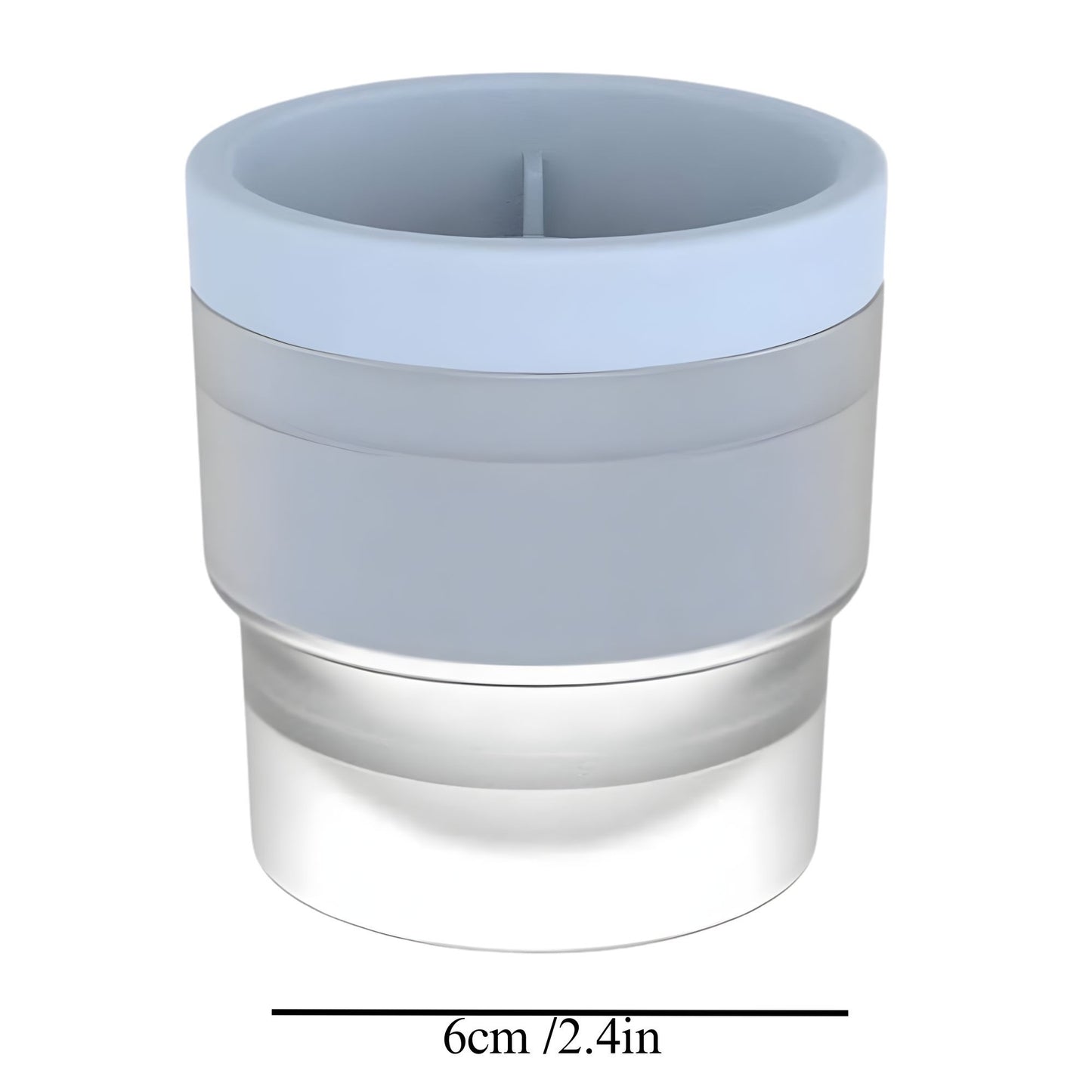 Forma pentru Gheata, Klevo, Sfera XL 6 cm, Silicon Alimentar Premium, Reutilizabila, Topire Lenta pentru Whiskey si Cocktail, Design Stackable, Albastru