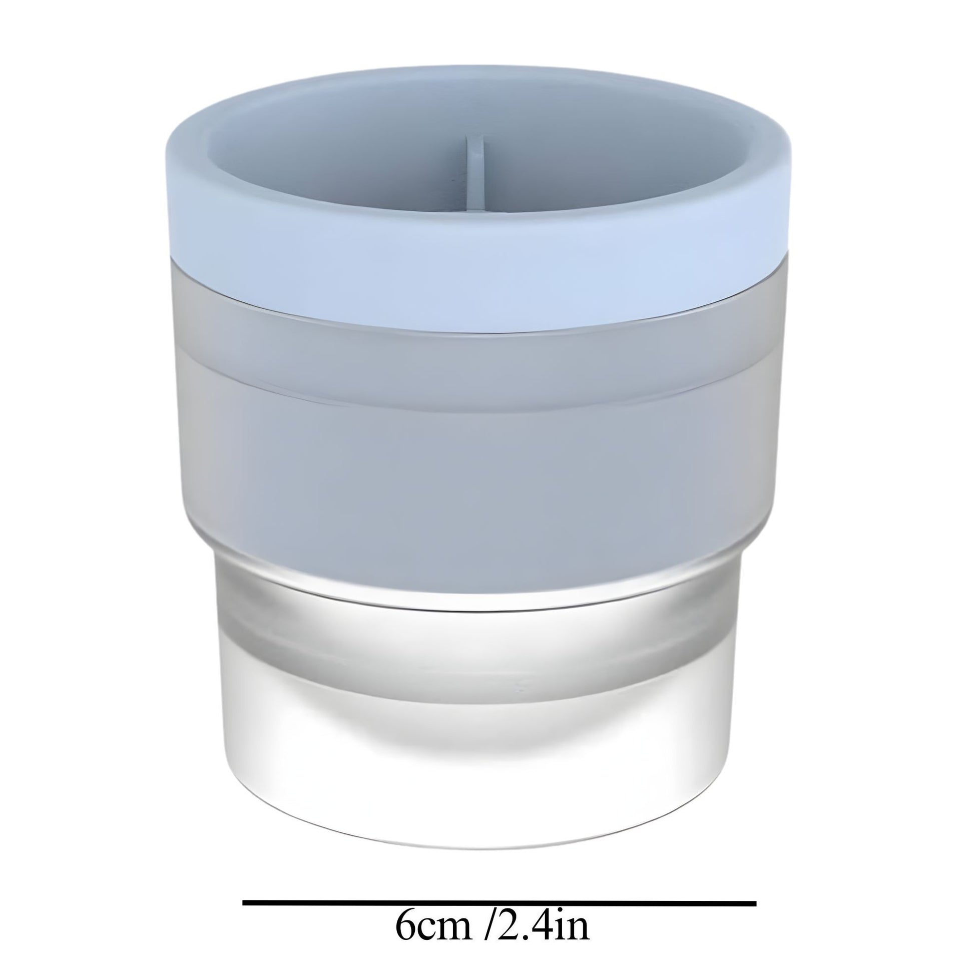 Forma pentru Gheata, Klevo, Sfera XL 6 cm, Silicon Alimentar Premium, Reutilizabila, Topire Lenta pentru Whiskey si Cocktail, Design Stackable, Albastru