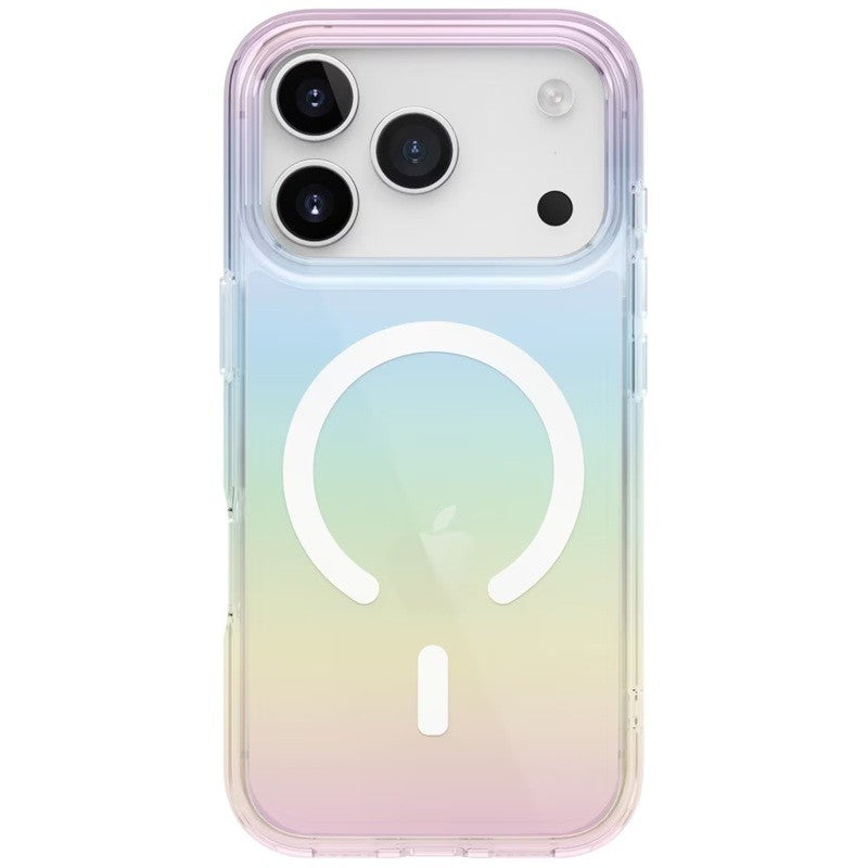 Husa Telefon, Klevo, Compatibila iPhone 17 Pro Max, Model Cameleon, Magsafe, Schimbare Gradient de Culoare din Unghiuri Diferite, Multicolor