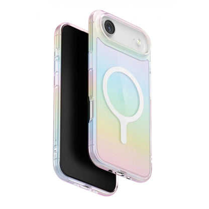 Husa Telefon, Klevo, Compatibila iPhone 17 Air, Model Cameleon, Magsafe, Schimbare Gradient de Culoare din Unghiuri Diferite, Multicolor