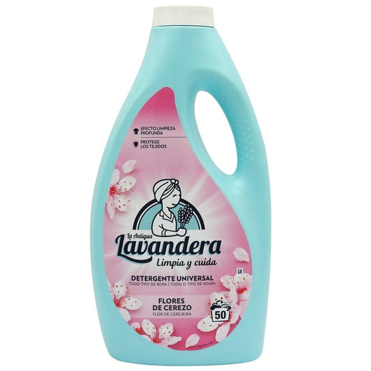 Detergent Lichid pentru Rufe, LAVANDERA, Flores de Cerezo, 2.5 L