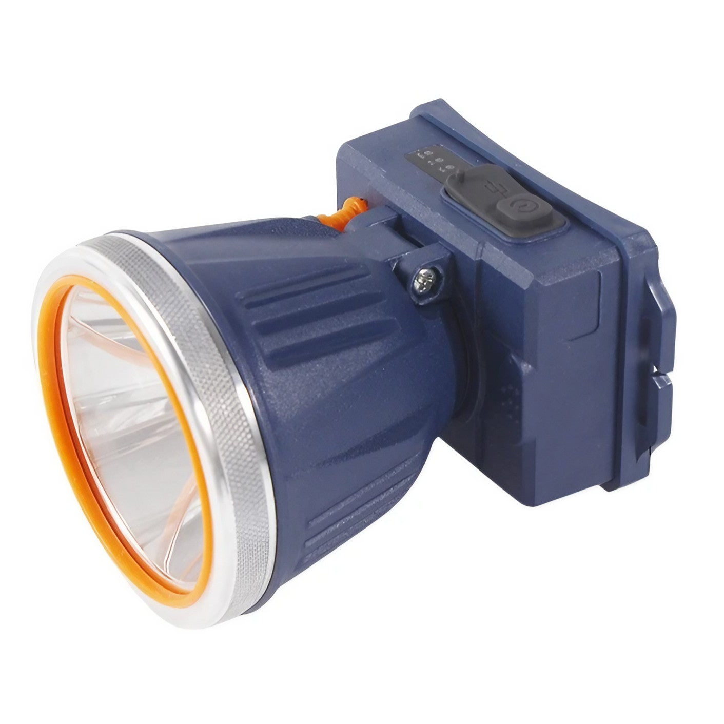 Lanterna LED de Montat pe Cap, Klevo, cu Raza Lunga de Zoom, Reincarcabila USB, Far Telescopic, Rezistent la Apa, Reglabil, pentru Pescuit in Aer Liber, Camping, Lumina Puternica, Lanterna, 10.5x8x6.5 cm, Albastru