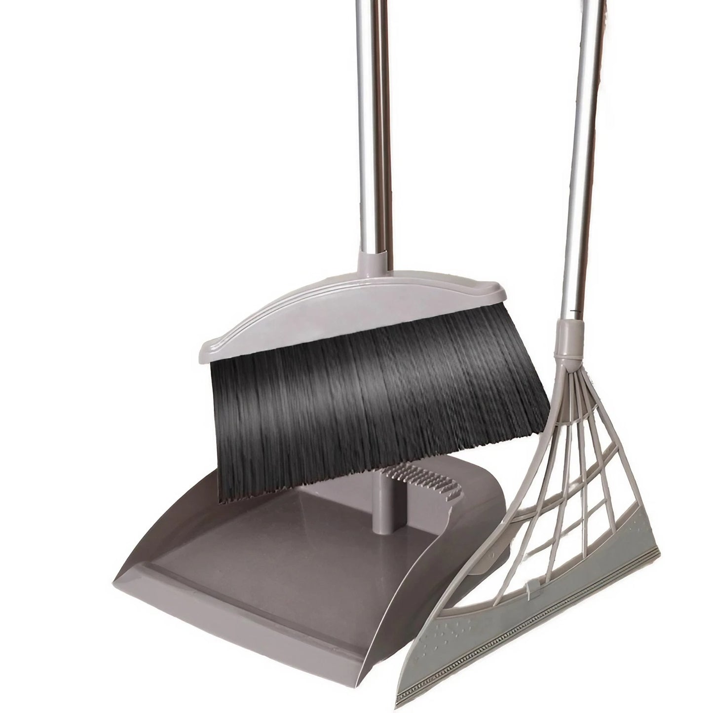 Set matura, faras cu coada si matura silicon, Klevo, Pentru uz casnic, Plastic/Otel, Gri, 90 x 72 x 100 cm