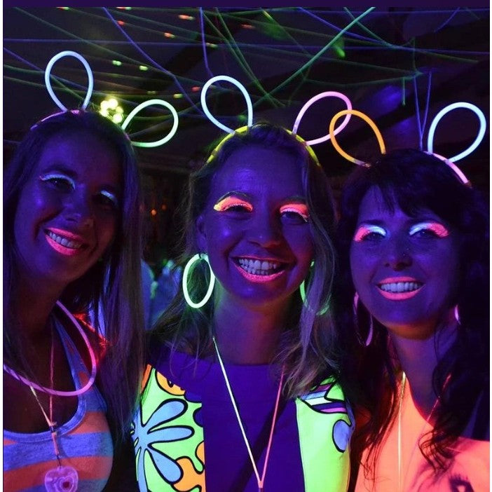 Cordeluta Decorativa, Klevo, din Plastic, Fluorescenta, Accesoriu Petrecere, Albastru