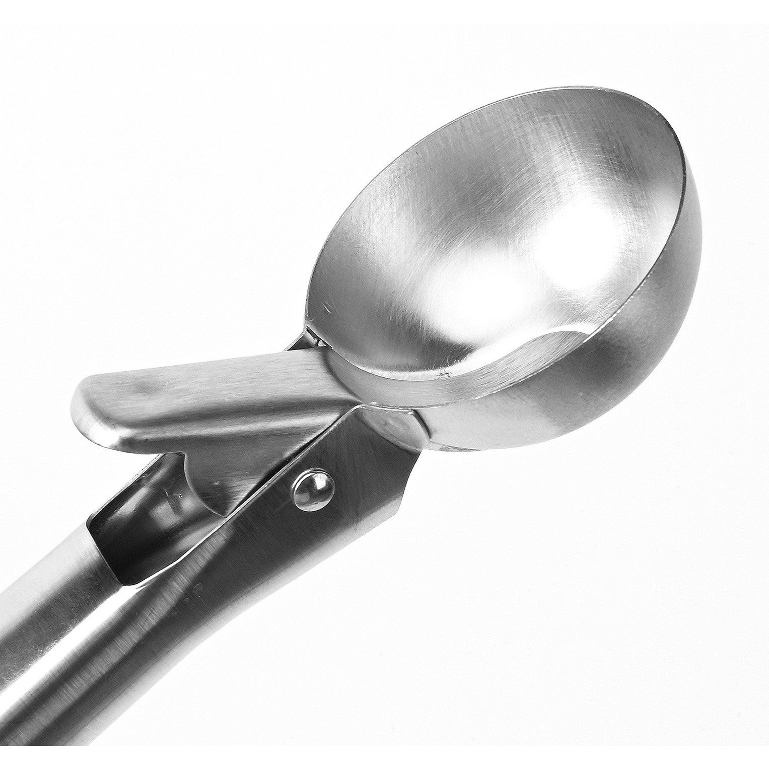 Lingura dozatoare inghetata Klevo,  Cool Serving, inox, gri