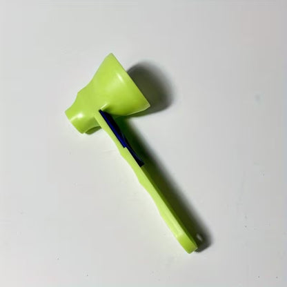 Lingura pentru Proteine, Klevo, Lingura cu Palnie Culisanta, Lingura Dozator pentru Lapte Praf si Suplimente, 12.5 cm, Verde